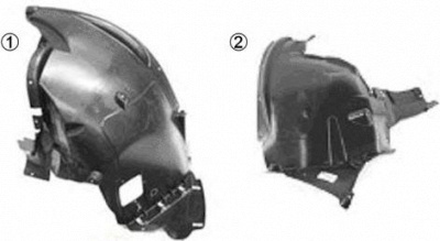 VAN WEZEL 0687436 -  Обшивка, колесная ниша